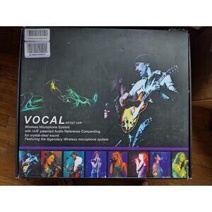 Vocal Artist UHF Wireless Microphone System, Brand New